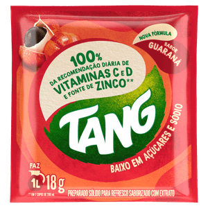 Refresco em Pó Guananá Tang Pacote 18g