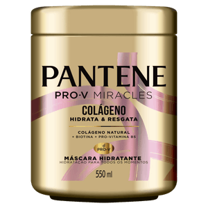 Máscara Hidratante Pantene Colágeno Hidrata & Resgata Pote 550ml