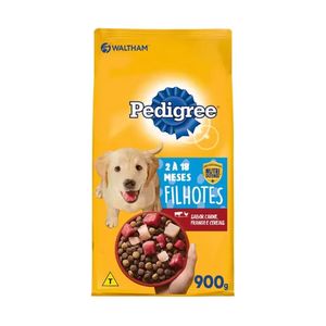 Ração Pedigree Filhotes Carnes pe 900g