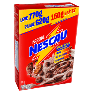 Cereal Matinal Chocolate Nescau Caixa Leve 770g Pague 620g