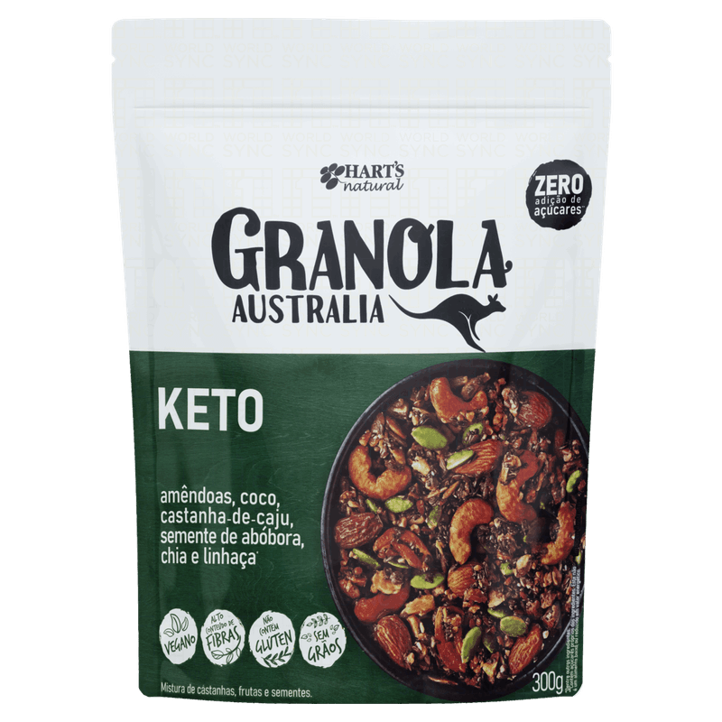 Granola-Keto-Hart-s-Natural-Australia-Pouch-300g