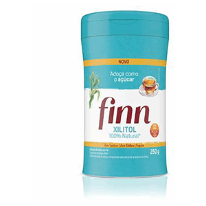 Adoçante em Pó Xilitol Zero Lactose Finn Pote 250g