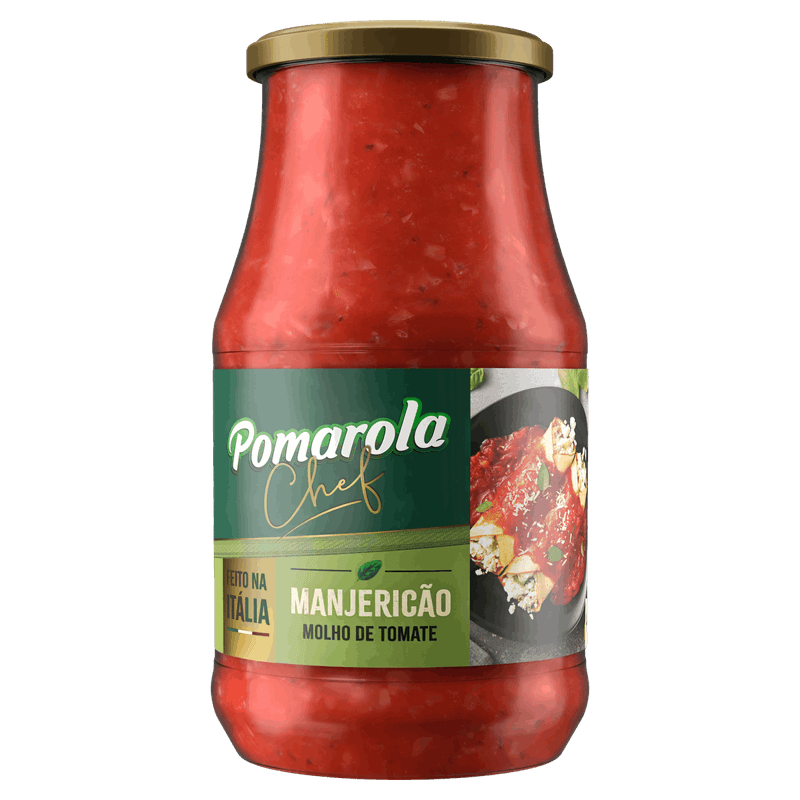 Molho-de-Tomate-com-Manjericao-Pomarola-Chef-Vidro-420g