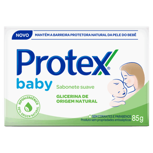 Sabonete Barra Suave Protex Baby Caixa 85g