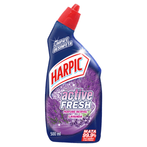 Desinfetante Uso Geral Lavanda Harpic Active Fresh Squeeze 500ml