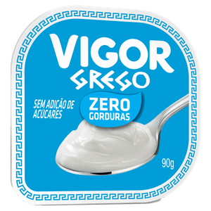 Iogurte Desnatado Grego Vigor Pote 90g