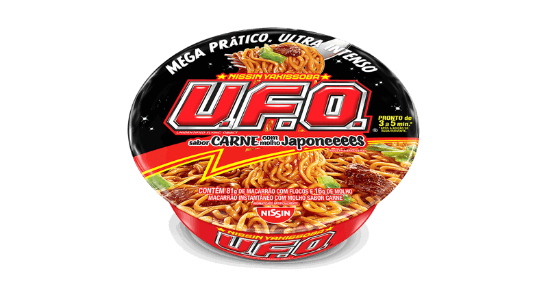 Macarrão Instantâneo Yakissoba Carne com Molho Japonês Nissin