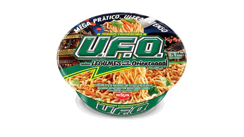 Macarrão Instantâneo Yakissoba Legumes com Molho Oriental Nissin