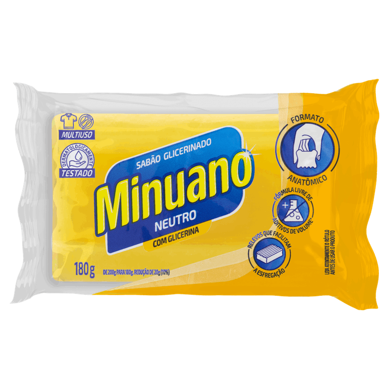 Sabao-Barra-Glicerinado-Multiuso-Neutro-Minuano-Pacote-180g