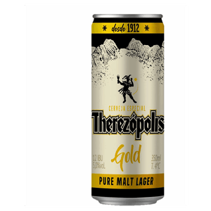 Cerveja Lager Puro Malte Gold Therezópolis Lata 350ml