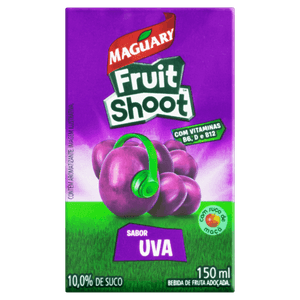 Bebida Adoçada Uva Maguary Fruit Shoot Caixa 150ml