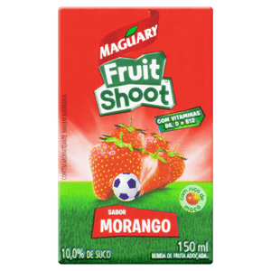 Bebida Adoçada Morango Maguary Fruit Shoot Caixa 150ml