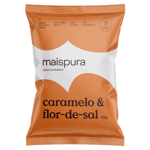 Pipoca Pronta Caramelo & Flor-de-Sal Maispura Pacote 100g