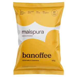 Pipoca Pronta Banoffee Maispura Pacote 100g