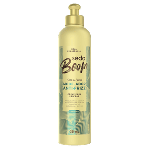 Creme para Pentear Seda Boom Modelador Antifrizz Frasco 350ml