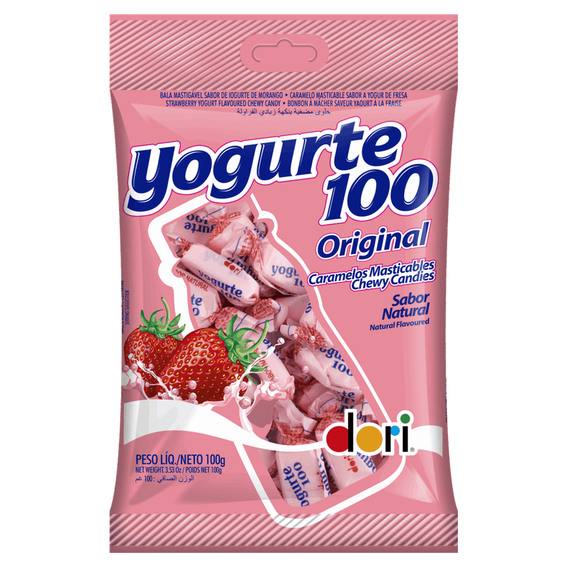 Bala-Iogurte-de-Morango-Dori-Yogurte100-Original-Pacote-100g