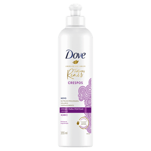 Creme para Pentear Dove Texturas Reais Crespos Frasco 355ml