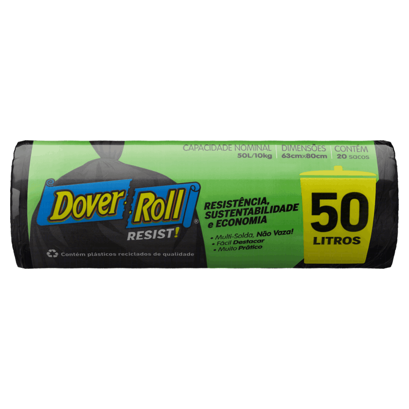 Saco-Lixo-Dover-Roll-Resistencia-Sustentabilidade-e-Economia-Preto-50L-PE-20UN