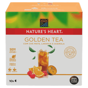 Chá Mate em Cápsula Golden Tea Nature´s Heart Caixa 60g 6 Unidades