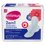 Absorvente-com-Abas-Suave-2-em-1-Intimus-Noturno-Pacote-8-Unidades