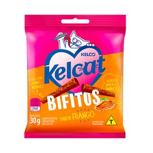 Snacks para Gatos Frango Kelcat Sachê 30g