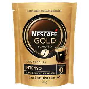 Café Solúvel em Pó Espresso Intenso Nescafé Gold Sachê 40g