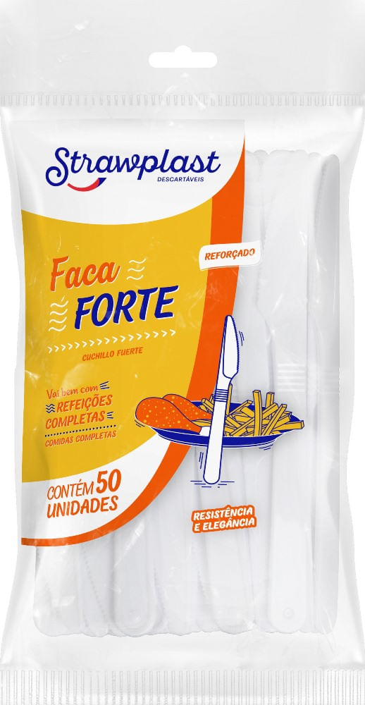 Faca-Descartavel-Branco-Strawplast-Pacote-com-50un