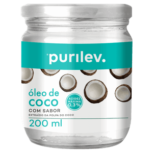 Óleo de Coco Purilev Vidro 200ml