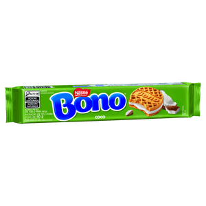 Biscoito Recheio Coco Bono Pacote 90g