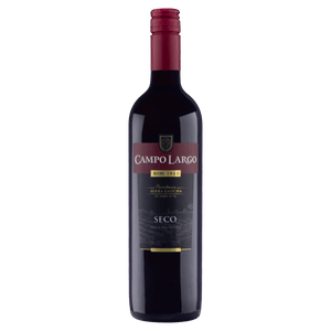 Vinho Brasileiro Tinto Seco Campo Largo Serra Gaúcha Garrafa 750ml