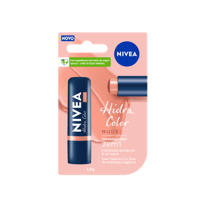 Hidratante Labial Nude Nivea Hidra Color Blister 4,8g