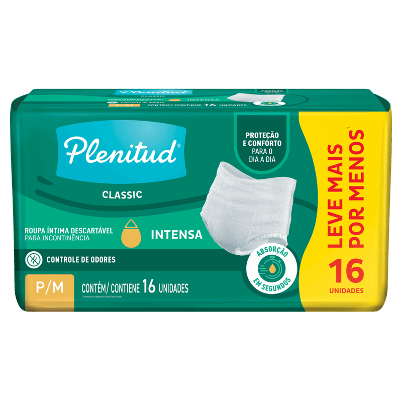 Roupa-Intima-Descartavel-Plenitud-Classic-P-M-Pacote-16-Unidades-Leve-Mais-Pague-Menos
