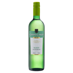 Vinho Brasileiro Branco Suave Campo Largo Serra Gaúcha Garrafa 750ml