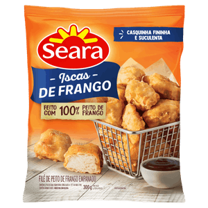 Empanado de Frango Peito em Iscas Seara Pacote 300g