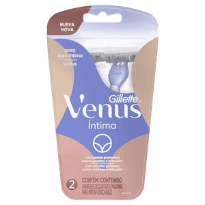 Aparelho Descartável para Depilar Gillette Venus 2 Unidades