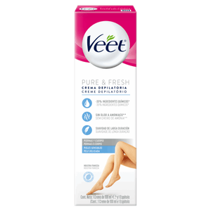 Creme Depilatório Pernas e Corpo Delicado Veet Caixa 100ml