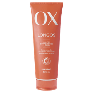 Shampoo OX Cosméticos Longos Bisnaga 400ml