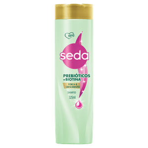 Shampoo Seda Prebióticos + Biotina Frasco 325ml