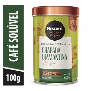 Café Solúvel Chapada Diamantina Nescafé Origens do Brasil Premium Lata 100g