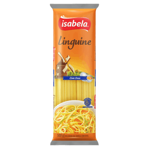 Macarrão de Sêmola com Ovos Linguine Isabela Pacote 500g