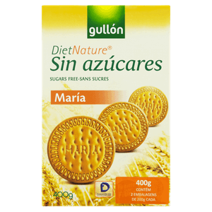 Biscoito Maria Zero Açúcar Gullón Diet Nature Caixa 400g