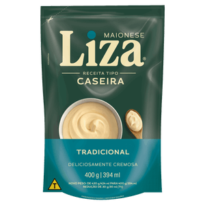 Maionese Caseira Tradicional Liza Sachê 400g