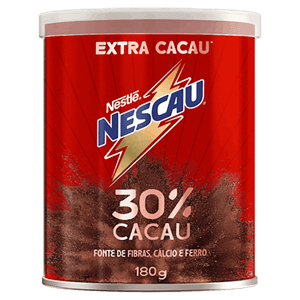 Achocolatado Pó 30% Cacau Nescau Lata 180g