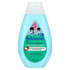 Condicionador e Máscara Johnson´s Kids Blackinho Poderoso Frasco 380ml