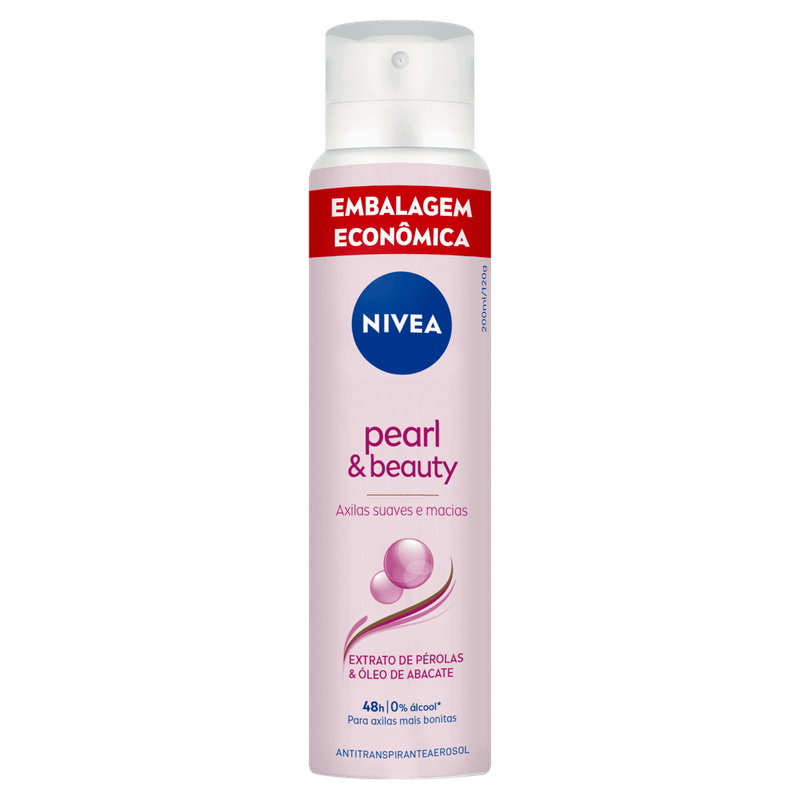 Antitranspirante-Aerossol-Extrato-de-Perolas---Oleo-de-Abacate-Nivea-Pearl---Beauty-200ml-Embalagem-Economica