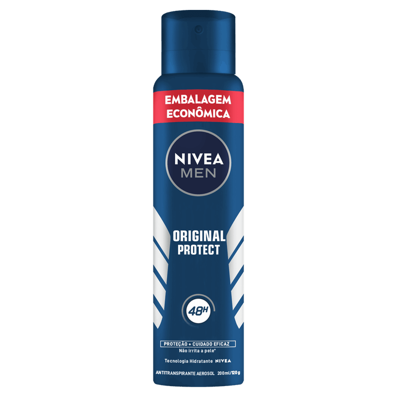 Antitranspirante-Aerossol-Original-Protect-Nivea-Men-200ml-Embalagem-Economica