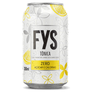 Água Tônica Zero Açúcar FYs Lata 350ml