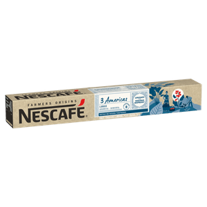 Café em Cápsula Torrado e Moído Lungo 3 Américas Nescafé Farmers Origins Caixa 54g 10 UN