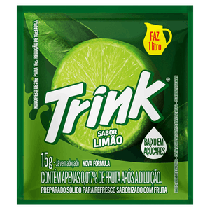 Refresco em Pó Limão Trink Pacote 15g