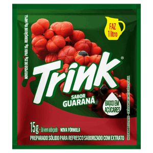 Refresco em Pó Guaraná Trink Pacote 15g